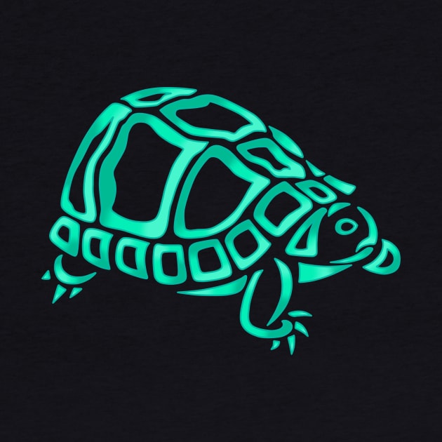 Turtle Tribal Design by Alaina Williams